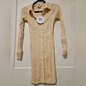 New Princess Polly Janelle Mini Dress in cream
